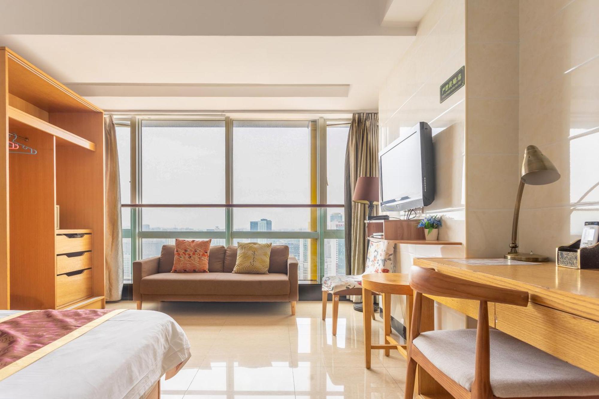 Sunny International Apartment From Beijing Road Kanton Exteriér fotografie