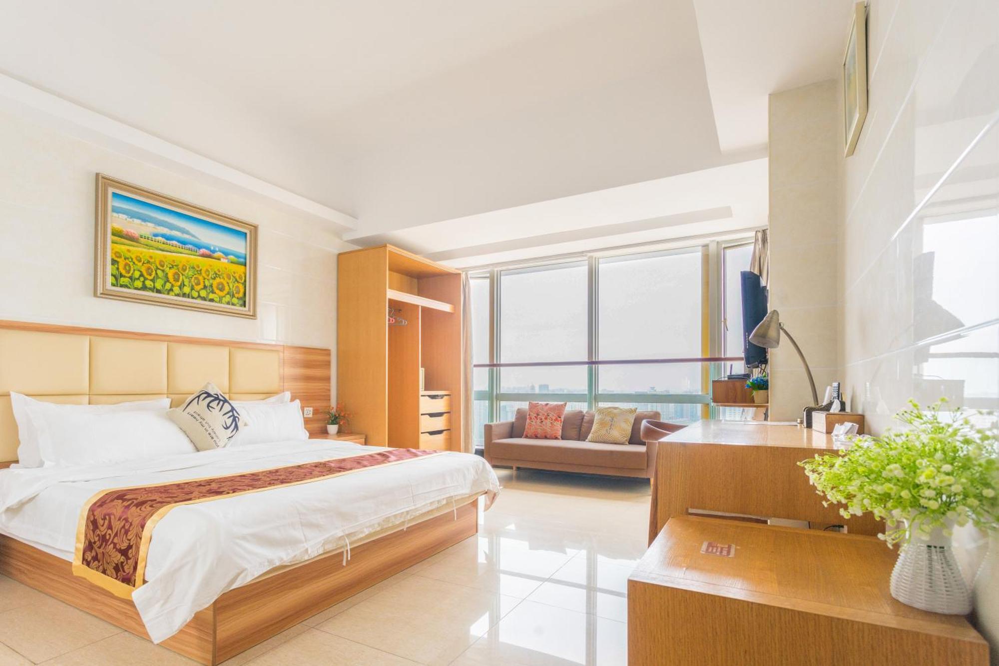 Sunny International Apartment From Beijing Road Kanton Exteriér fotografie