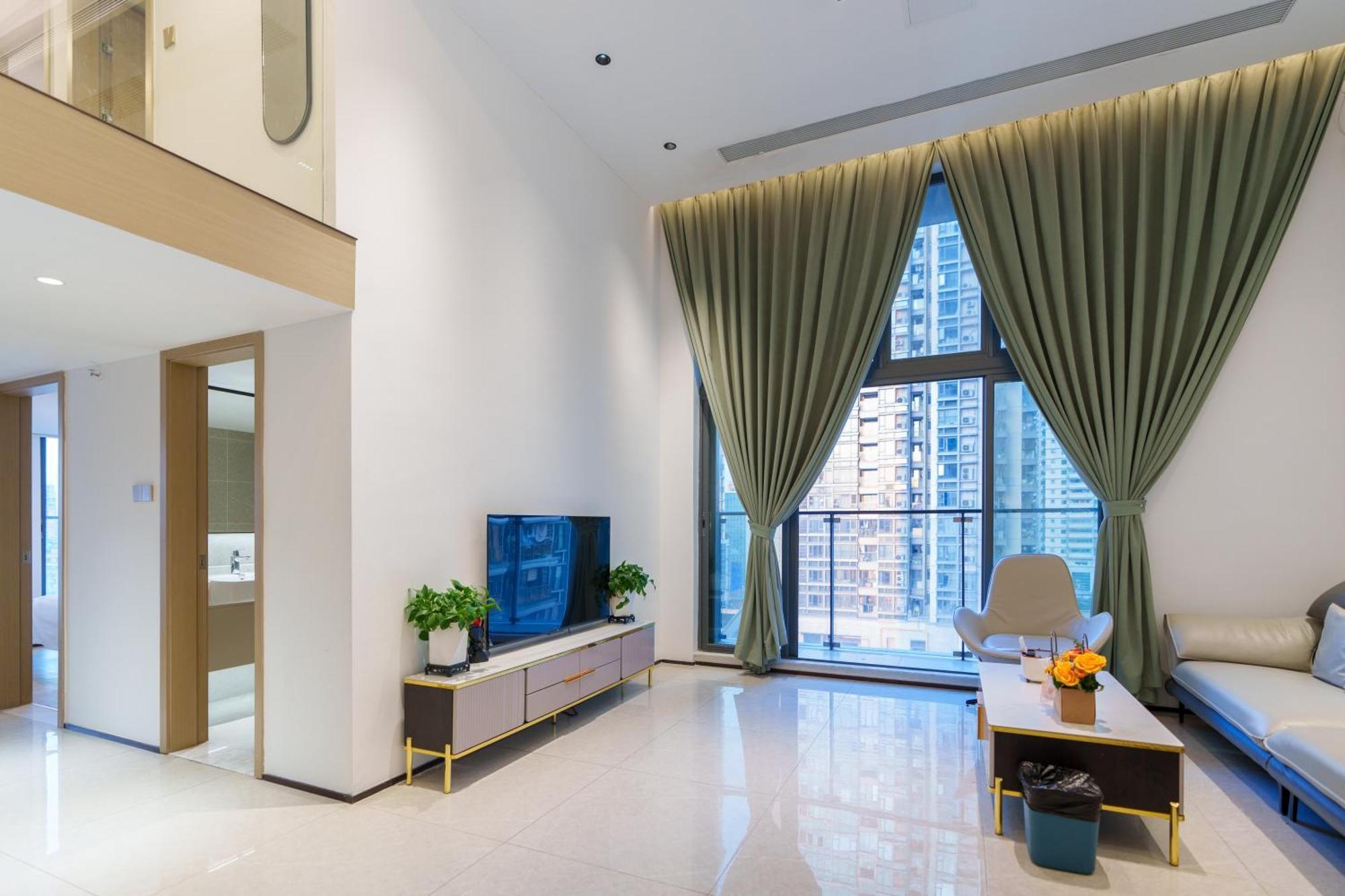 Sunny International Apartment From Beijing Road Kanton Exteriér fotografie