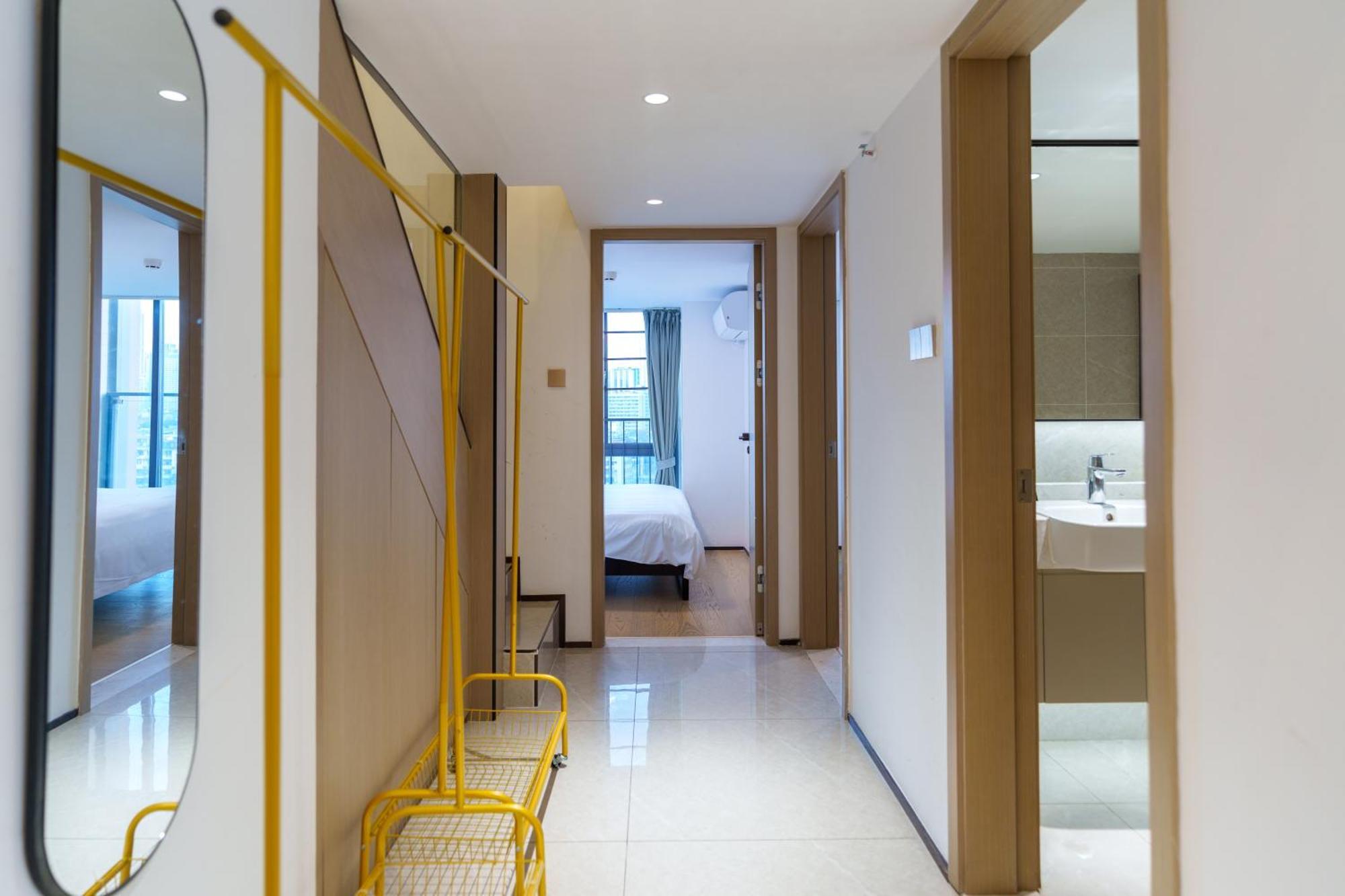 Sunny International Apartment From Beijing Road Kanton Exteriér fotografie