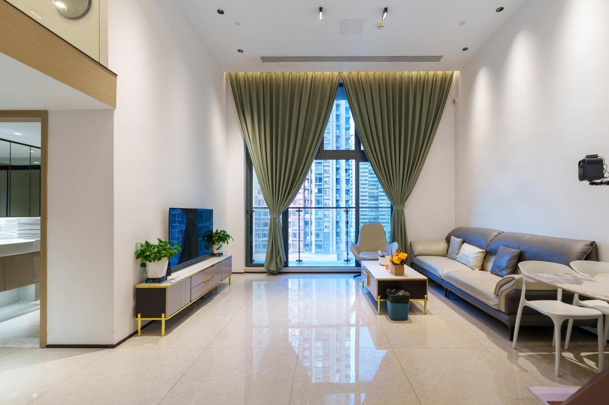 Sunny International Apartment From Beijing Road Kanton Exteriér fotografie