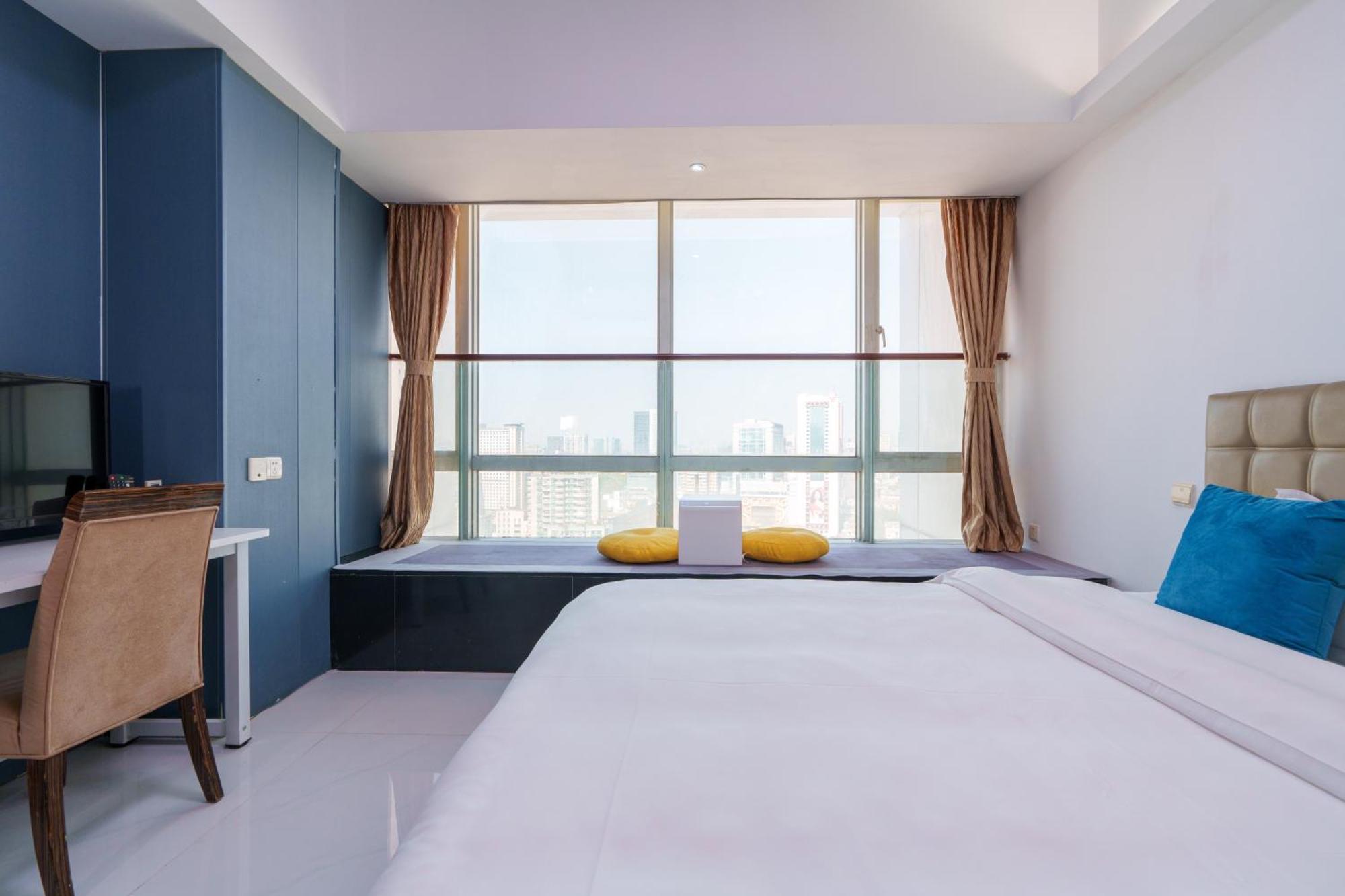 Sunny International Apartment From Beijing Road Kanton Exteriér fotografie