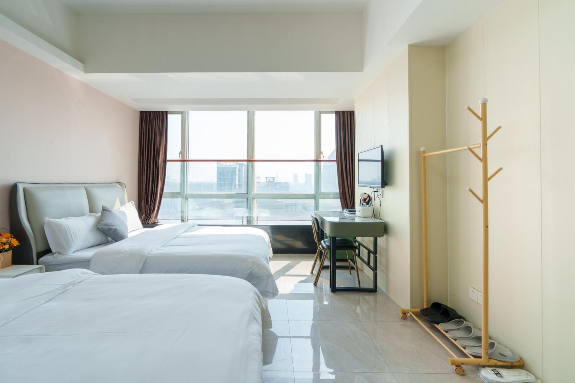 Sunny International Apartment From Beijing Road Kanton Exteriér fotografie