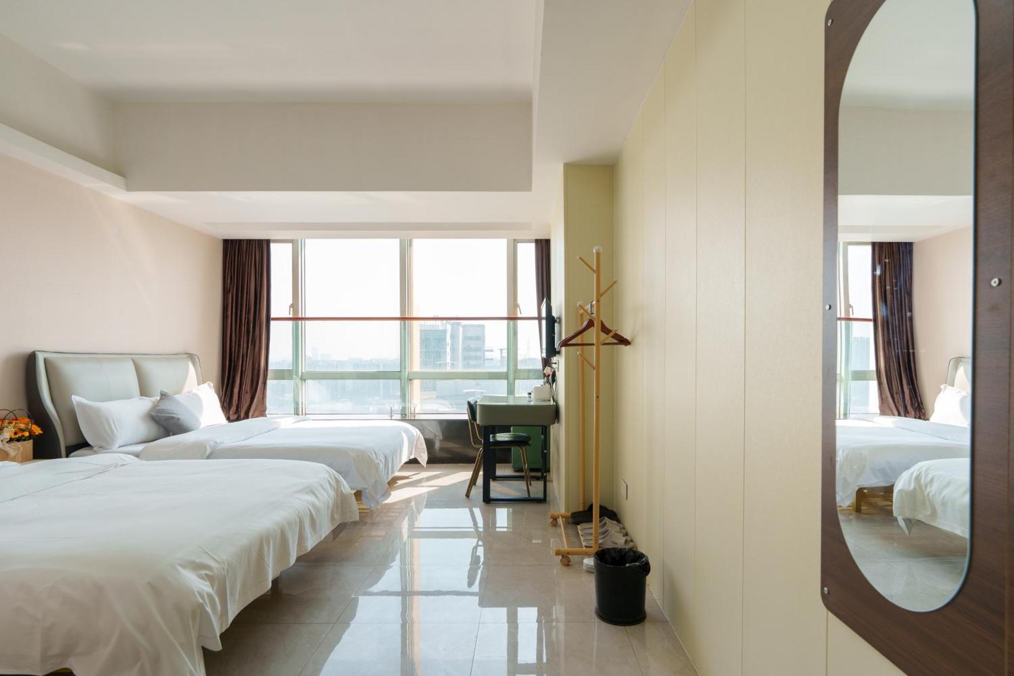 Sunny International Apartment From Beijing Road Kanton Exteriér fotografie