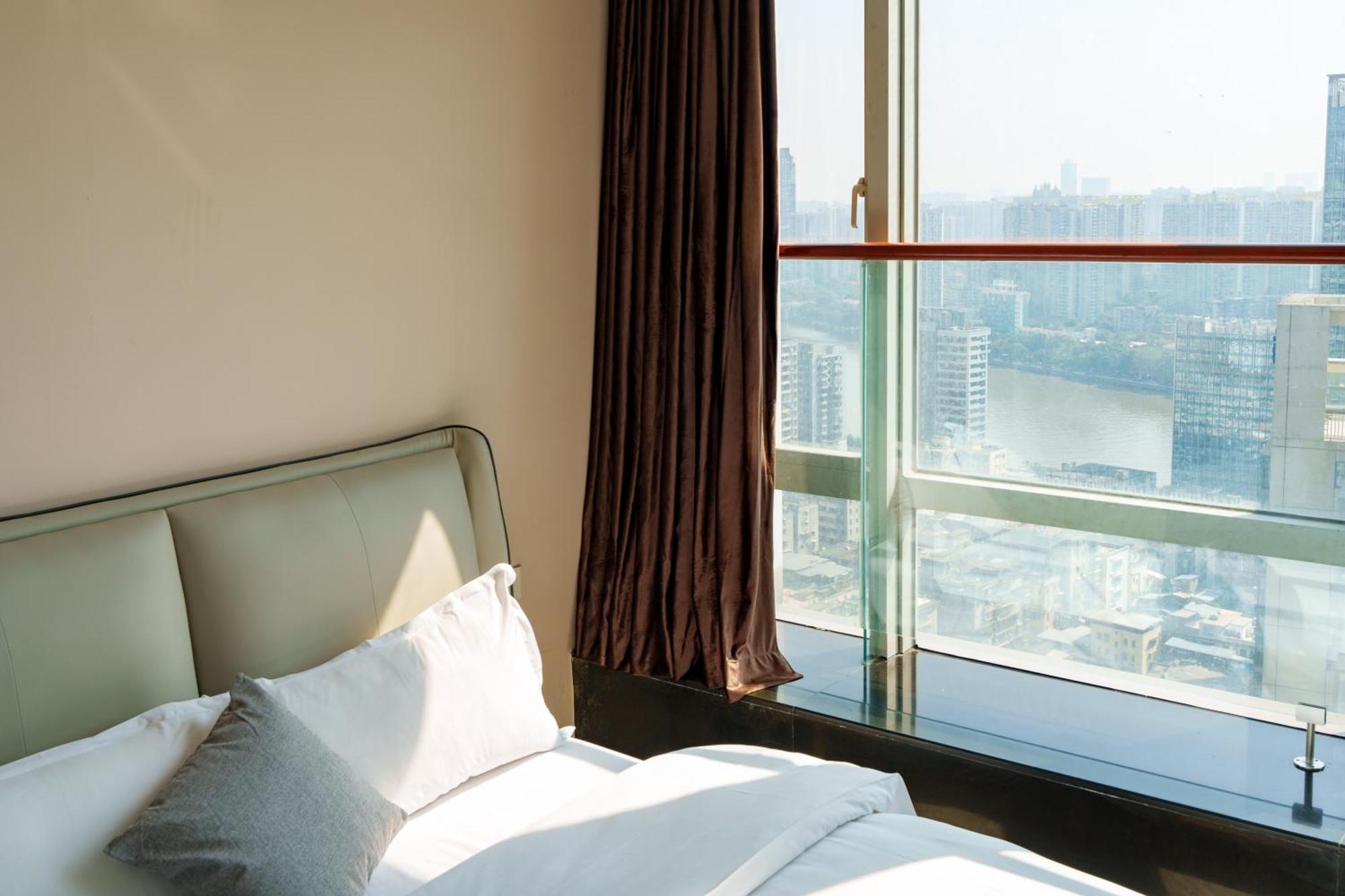 Sunny International Apartment From Beijing Road Kanton Exteriér fotografie