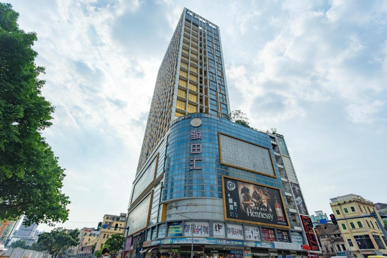 Sunny International Apartment From Beijing Road Kanton Exteriér fotografie