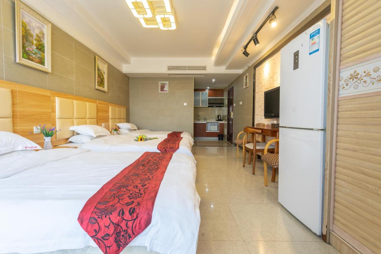 Sunny International Apartment From Beijing Road Kanton Exteriér fotografie