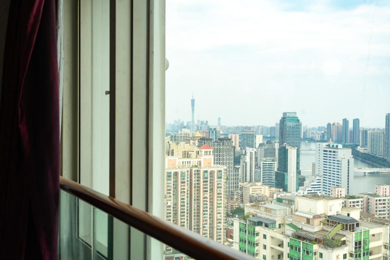 Sunny International Apartment From Beijing Road Kanton Exteriér fotografie